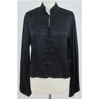 per una size 14 black patterned blouse