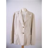 Per Una - Size: 18 - Cream / ivory - Smart jacket / coat
