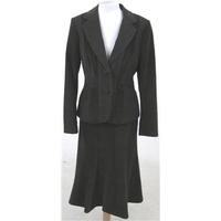 per una size 12 dark green corduroy skirt suit