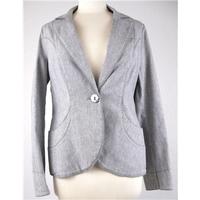 Per Una - Size 14 - Pumice Pick & Pick - Linen Blend Fitted Jacket