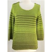 per una size m lime green jumper