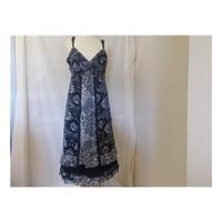 per una size 12l black white summer dress