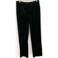 Per Una - Size: 12 - Black - Velvet Trousers