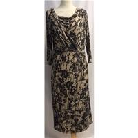 Per Una - size 12L - Black / Fawn - Dress
