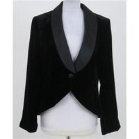 Per Una size 14 black velvet jacket