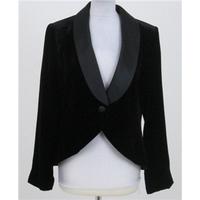 per una size 14 black velvet jacket