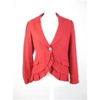 per una size 18 red casual jacket coat