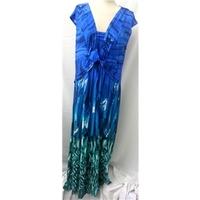 Per Una - Size: 16 - Blue - Long dress