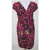 Per Una, size 14 pink & brown mix dress