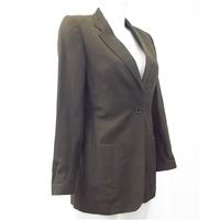 Per Una size 10 green linen jacket Per Una - Size: 10 - Green - Smart jacket / coat