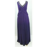 per una size 14l purple sleeveless dress