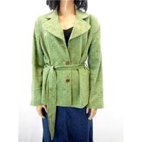 Per Una Size 18 Dusky Green Paisley Blazer