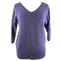 Per Una - Size Medium - Indigo - Short Sleeved Sweater