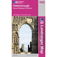 Peterborough - OS Landranger Map...