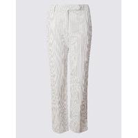 Per Una Pure Cotton Straight Leg Trousers