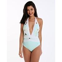 Pearly Petal Swimsuit - Mint