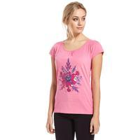 peter storm womens flower t shirt pink