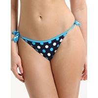 Pebble Tie Side Brief - Blue Dot