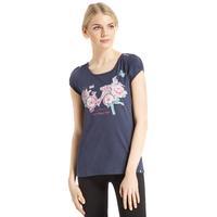 peter storm womens pretty picture t shirt navy