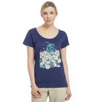 peter storm womens daisy bike t shirt navy