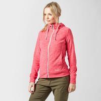 peter storm womens marley hooded fleece pink