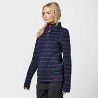 Peter Storm Women\'s Sandra Stripe Fleece, Navy