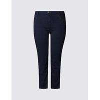 per una plus bling mid rise straight leg jeans