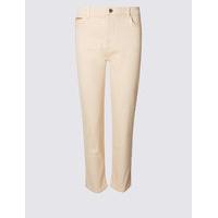 Per Una High Rise Cropped Straight Leg Jeans