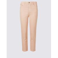 per una high rise cropped straight leg jeans