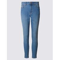 Per Una High Rise Embroidered Skinny Leg Jeans