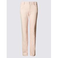 per una sateen roma rise straight leg jeans