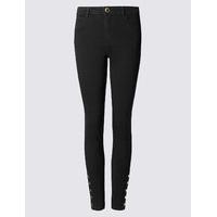 Per Una Ankle Button Skinny Leg Jeans