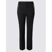 Per Una Zipped Pocket Straight Leg Trousers