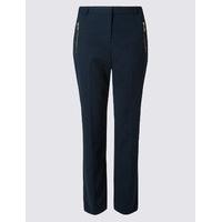 Per Una Zipped Pocket Straight Leg Trousers