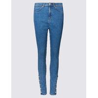 Per Una Ankle Button Skinny Leg Jeans