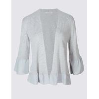 Per Una Open Front Flared Sleeve Cardigan