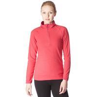 peter storm womens half zip microfleece pink