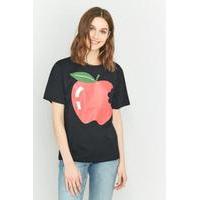 Peter Jensen Black Apple T-shirt, BLACK