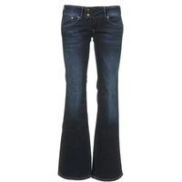 pepe jeans pimlico womens bootcut jeans in blue