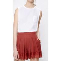 pepe jeans pl800674 shorts women red womens shorts in red