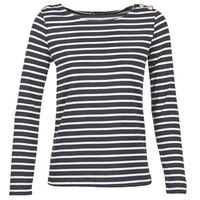 Petit Bateau BAROLE women\'s Long Sleeve T-shirt in blue