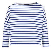 Petit Bateau FLAGADA women\'s Long Sleeve T-shirt in white