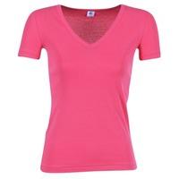 Petit Bateau BASIQUE women\'s T shirt in pink