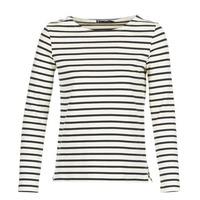 petit bateau fitoussi womens long sleeve t shirt in white