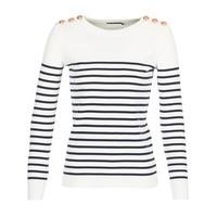 Petit Bateau FITNESS women\'s Sweater in white