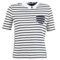 Petit Bateau FLAVINA women\'s T shirt in white