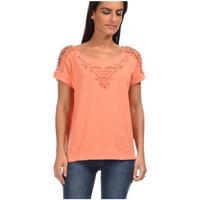 pepe jeans t shirt corona womens blouse in orange