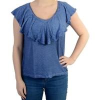 pepe jeans t shirt kasia anyl womens blouse in blue