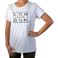 pepe jeans t shirt pl502069 georgia 800 white womens t shirt in white