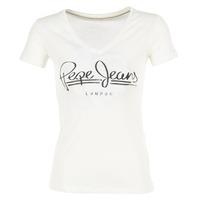 Pepe jeans BRENDA women\'s T shirt in white